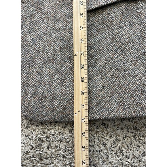 Harris Tweed Sport Coat Blazer 44 Beige Multicolor Handwoven Wool Old Money - Picture 16 of 16
